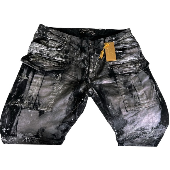 Robin's Jean Black and Gray Cargo Pants - Picture 10 of 11